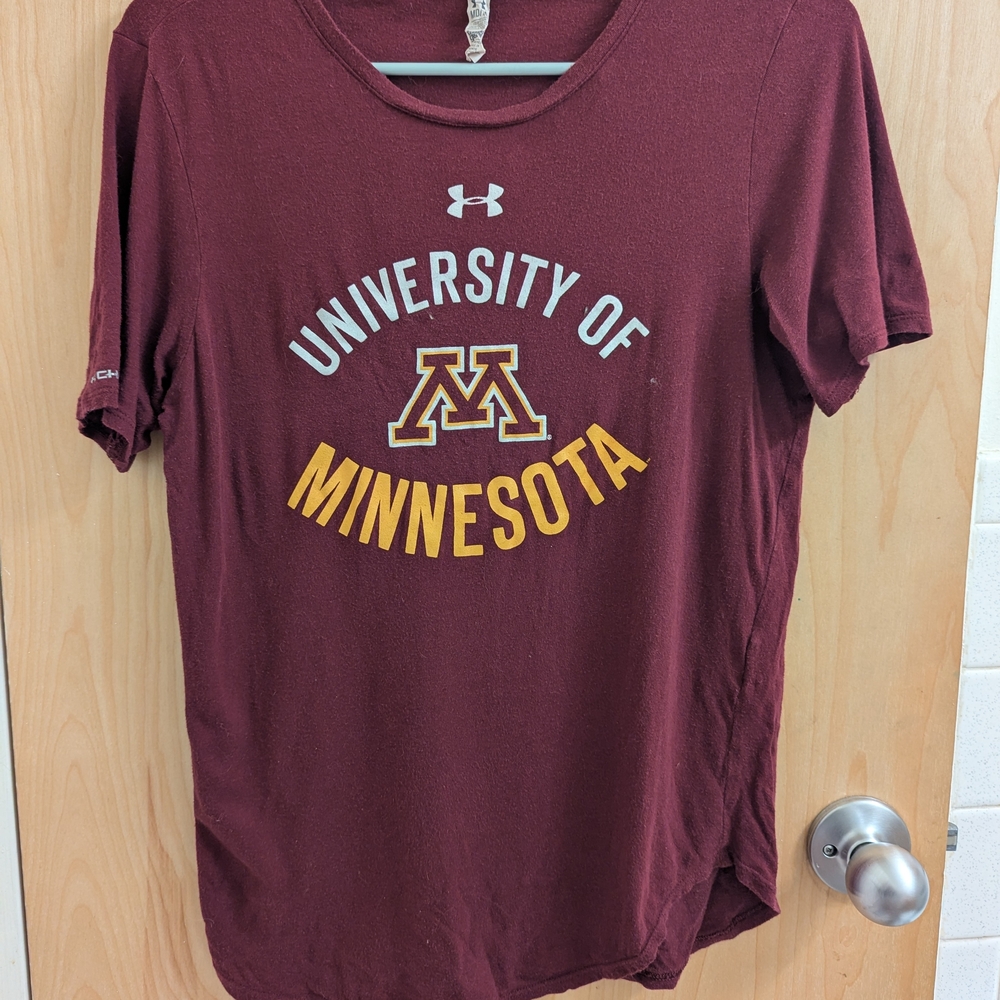 Under Armour Women's Burgundy University Tee